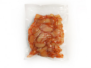 Гренки: Осьминог (ломтики из филе кальмара)