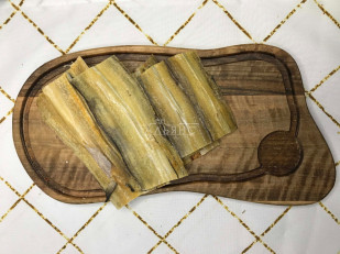 Картофель «Бруто» со вкусом сметаны и зелени 70 гр.: Угорь вяленый