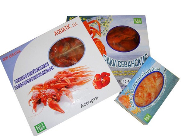 Раки в ассортименте в Краснодаре