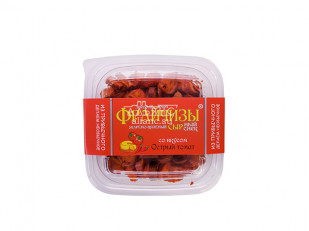 Сырный продукт ФЕРМЕРСКИЙ коса белая: Фрайчизы со вкусом острый томат (100 гр.)