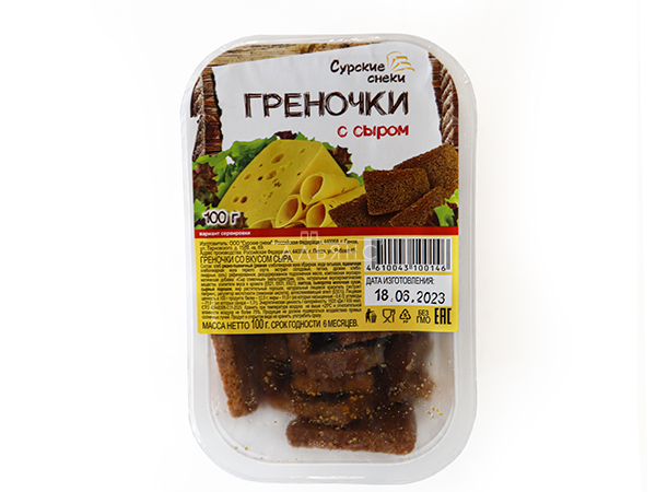 Сурские гренки со вкусом Сыра (100 гр) в Краснодаре