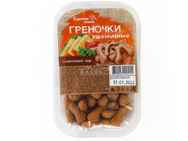 Сурские (ПШЕНИЧНЫЕ) Сливочный сыр (100 гр) в Краснодаре
