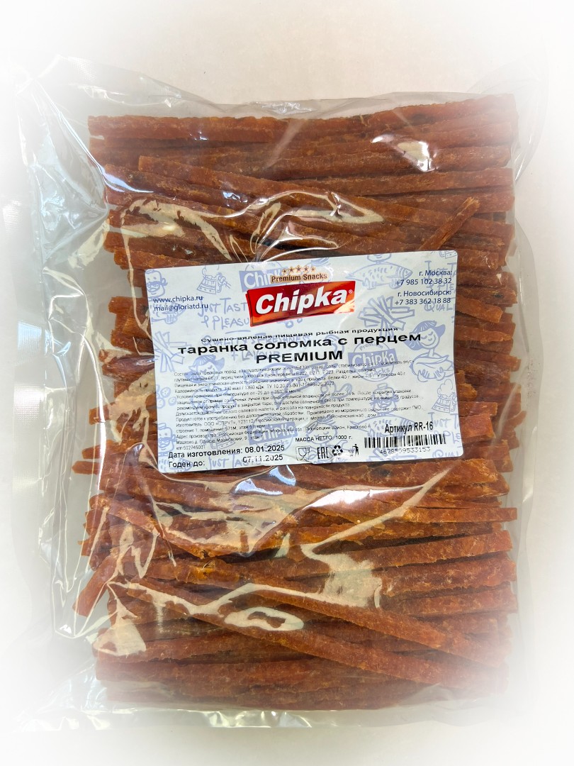 Таранка с перцем (соломка) (Chipka ПРЕМИУМ) в Краснодаре