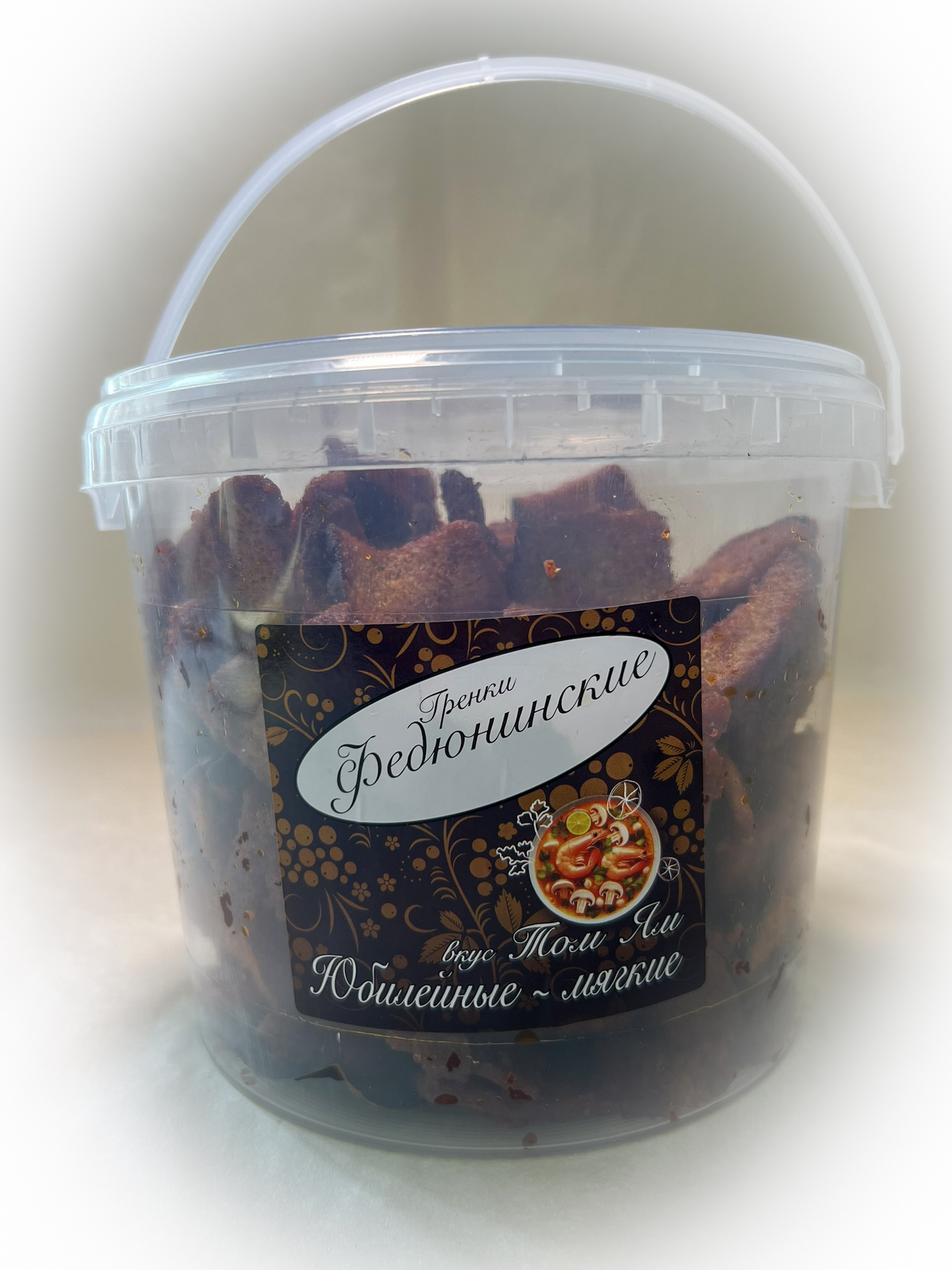 Гренки "ФЕДЮНИНСКИЕ" "Том ям" (ведро 900 гр.) в Краснодаре