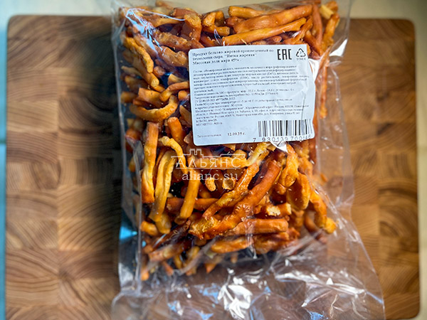 Нитка ЖАРЕНАЯ  Oktobersnack1 кг (сырный продукт) в Краснодаре