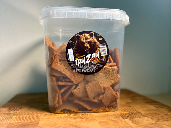 Ведро Ржаные гренки со вкусом Крылышки Барбекю (1 кг) в Краснодаре