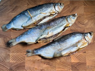 Семга чипсы: Пелядь вяленая крупная потрошеная