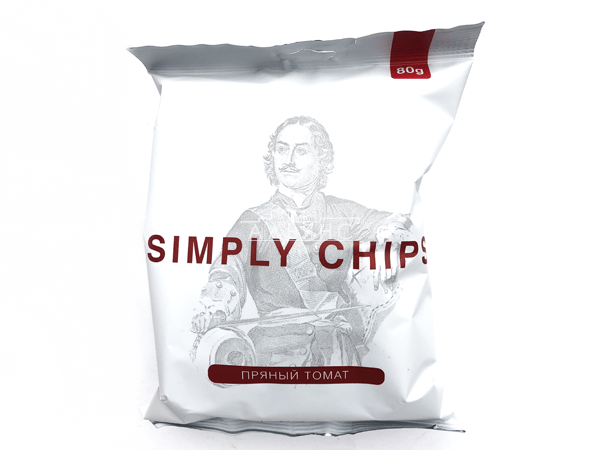 Картофельные чипсы "Simple chips" Пряный томат 80 гр. в Краснодаре